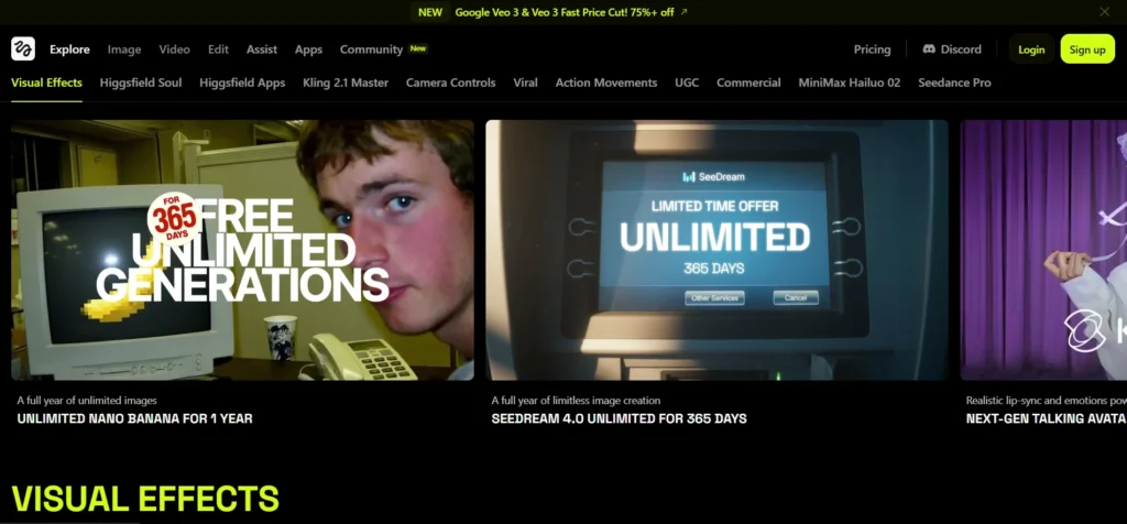 Higgsfield AI Your All-in-One Video Creation Suite