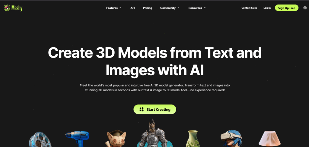 Meshy.ai Creating 3D Models for E-commerce and Beyond