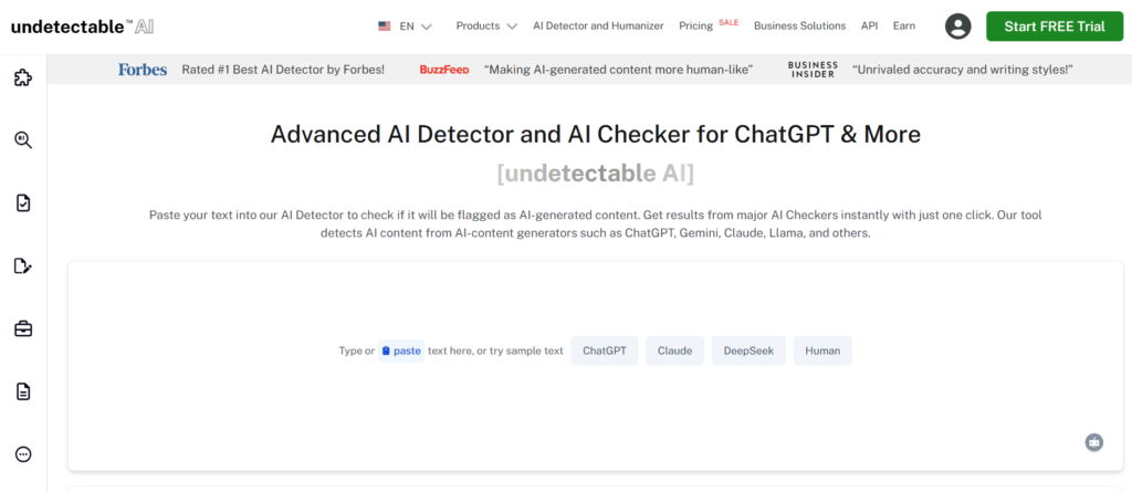 Undetectable AI – Write smarter, stay authentic.