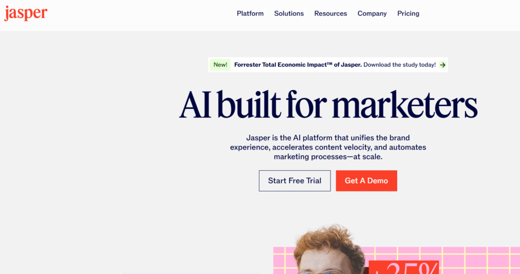 Jasper is the AI platform that unifies the brand experience, accelerates content velocity, and automates marketing processes—at scale.