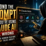 Cinematic featured image for Claude AI article showing custom Claude Skills for SEO, lead generation, social media auditing, and Meta ads automation.